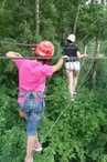 Parcours aventure en hauteur dans les arbres